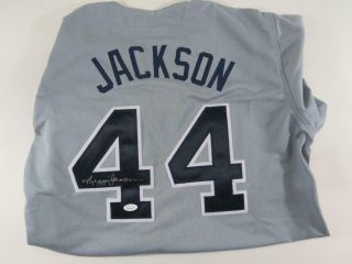 Reggie Jackson Signed Autographed Baseball Jersey Jsa