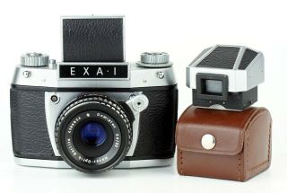 Ihagee Camera Exa I Lens Meyer - Optik GÖrlitz Domiplan 50mm F/2.  8,  Prism Finder