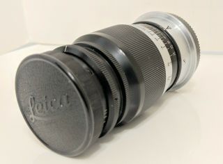 Leica Elmar 90mm f4 LTM Black Body Rangefinder Lens Thread Mount L39 2