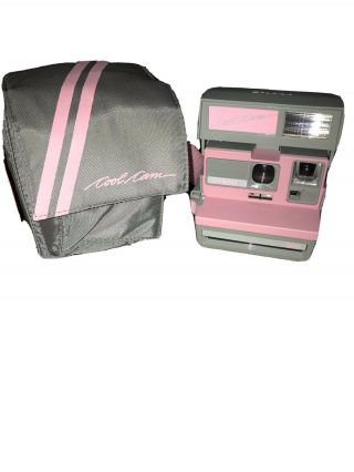 Vintage Polaroid Cool Cam 600 Instant Camera Pink/gray And
