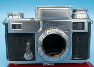 Zeiss Contax Iiia Rangefinder Camera For Repair Or Parts