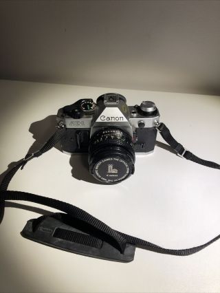 Canon Ae - 1 Program.  1980 Olympic Games Official 35mm Camera.  With 50mm F1.  8 Lens