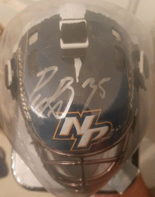 Pekka Rinne Signed Autographed Nashville Predators Mini Goalie Mask