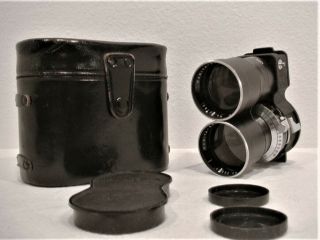 Mamiya Tlr Mamiya - Sekor 18.  Cm F/4.  5 Telephoto Lens W/front & Rear Caps And Case