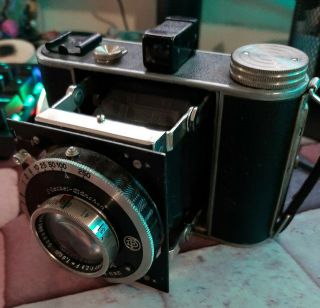 Folding Camera Korelle F.  Deckel Munchen Tessar 7.  5cm F/3.  8 Compur - Rapid Germany