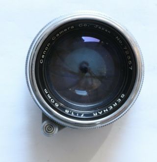 Canon 50mm F/1.  8 Screw Mount Lens.  No Box