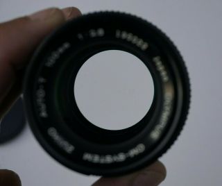 Olympus Zuiko Auto - T 100mm f 2.  8 telephoto/portrait lens, 2