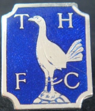 Tottenham Hotspur Fc Vintage Club Crest Badge Button Hole Fitting 16mm X 20mm