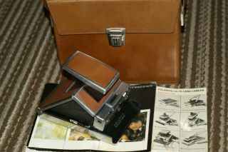 Vintage Polaroid Sx - 70 With Carrying Case