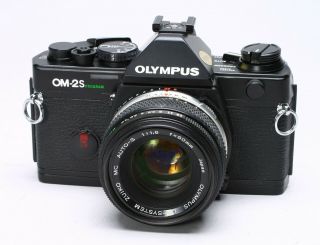 Olympus Om - 2s Program 35mm Film Slr Camera,  Zuiko 50mm F/1.  8 Lens