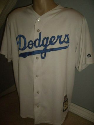 Tommy Lasorda Mlb La Dodgers Hall Of Fame Jersey Majestic Cooperstown Size Large