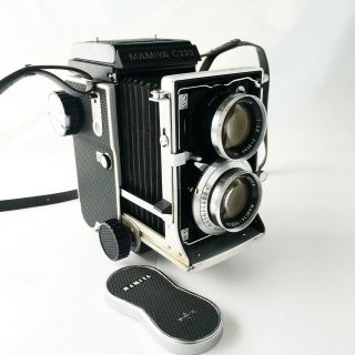 Mamiya C220 Professional Tlr Film Camera W/ Sekor 80mm