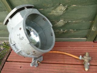 Old Vintage Bullfinch Mini Flood No 1225 Gas Lamp Spot Lantern
