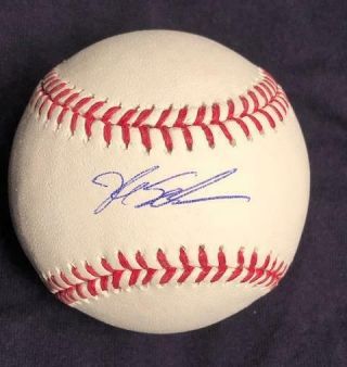 Kyle Schwarber Chicago Cubs Signed Rawlings Official Mlb Baseball Mlb Auth.