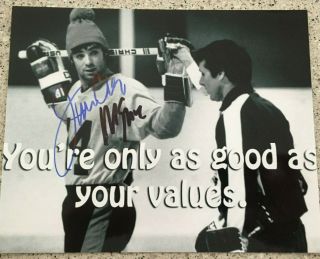 Jim Craig Mike Eruzione 1980 Olympic Miracle On Ice Signed 8x10 Herb Brooks