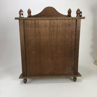 Vintage tabletop or hangable curio cabinet 2