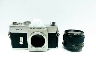 Mamiya Sekor 1000 Dtl 35mm Film Camera W/ 55mm F1.  4 M42 Slr/mirrorless Lens