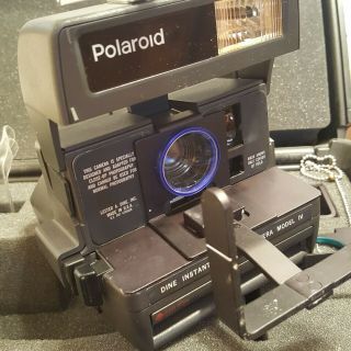 Polariod Dine Instant Close Up Iv Camera / Rare - 3 Lenses Case Police Dentist