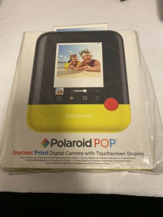 Polaroid Pop Instant Print Digital Camera Yellow (polpop1y) Touchscreen