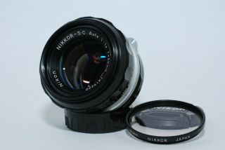 ",  " Nikon Nippon Kogaku Japan Nikkor - S.  C Auto 50mm F1.  4 Non - Ai Mf Lens
