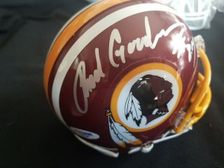 Rod Gardner Legend Authentic Hand Signed Autograph Mini Helmet Psa