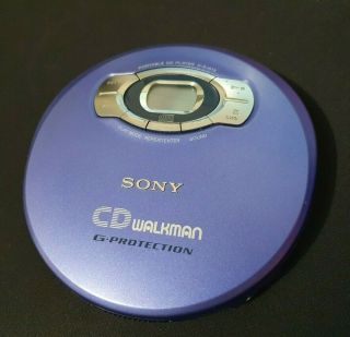Sony Walkman Cd Player Discman (blue) D - Ej615 G - Protection - Aus Post