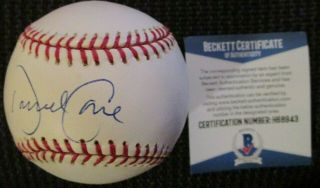 David Cone York Yankees Signed Oml Baseball Beckett Bas H68943