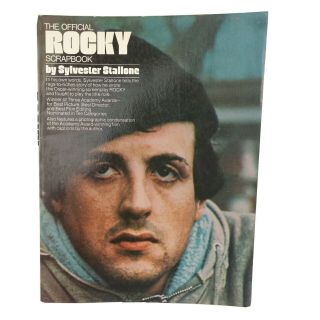 Vtg.  1977 Official Rocky Scrapbook Sylvester Stallone Boxing Movie