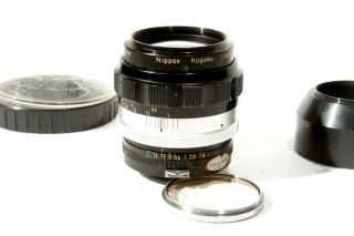 Nikon Nikkor - H 85 1.  8 (non Ai) Lens For 35mm Slr/some Digital