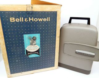 Bell & Howell B & H 8mm Film Projector Model 245bay W/ Box Instructions