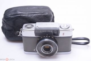 ✅ Olympus Pen Ee S 100 Half Frame Camera Strap & Pouch Zuiko 3cm 2.  8 Lens