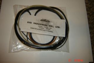 Eiki 16mm Projector Belts For Eiki Ex - 3000n - Complete 6 Belt Kit,