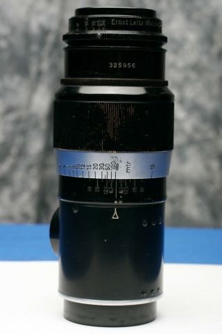 Leica Leitz Hektor 13.  5cm F4.  5 Ltm Lens,  Caps,  Fair,  Read
