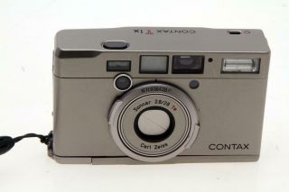 Contax T Ix Aps Camera With Zeiss Sonnar 28mm F2.  8 T Lens