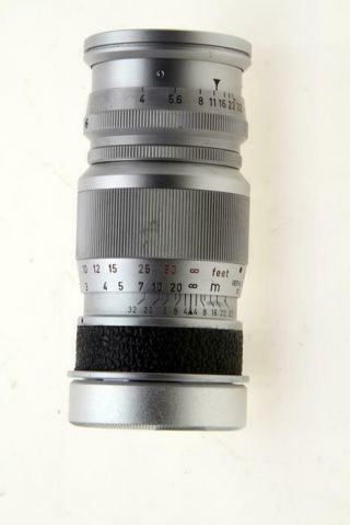 Leica Leitz Elmar 90mm F4.  0 Screw Mount Lens