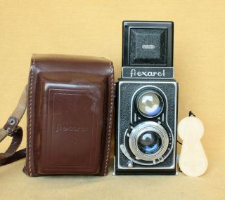 Flexaret Ii A Meopta Czech Czechoslovakia Mf Tlr Camera Cla Prontor Mirar Ii 3.  5