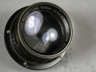 Bausch - Lomb Tessar Series 1c 5x8 F4.  5 Pat 1903 View Camera Brass Lens