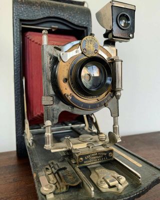 Kodak No.  3a Folding Pocket Camera,  Model C Red Bellows 1909