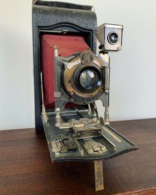 Kodak No.  3A Folding Pocket camera,  Model C Red Bellows 1909 2