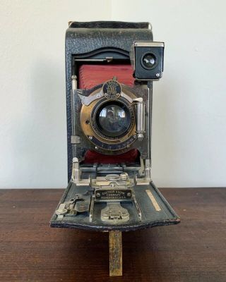 Kodak No.  3A Folding Pocket camera,  Model C Red Bellows 1909 3