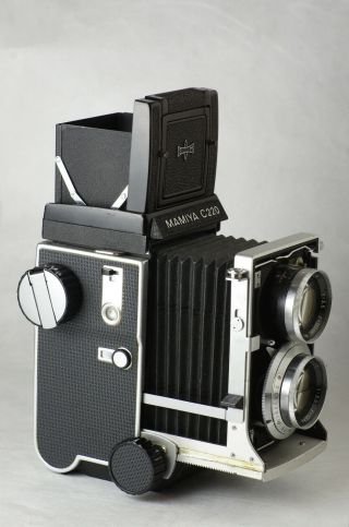 Mamiya C220 Body With 105mm Lens And Instruction Book