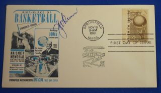 John Bunn Hof Signed Autograph First Day Of Issue Dec 1979 Stanford W/