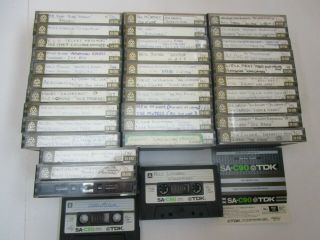 (35) Vintage Tdk Sa - C90 Cassette Tapes High Bias Type Ii Chrome 1978 Sp24