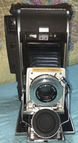 Polaroid 110a Pathfinder Land Camera W/ Rodenstock - Ysarex 127mm 1:4.  7 Lens