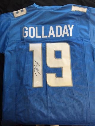 Kenny Golladay Signed Autographed Detroit Lions Xl Jersey (jsa)