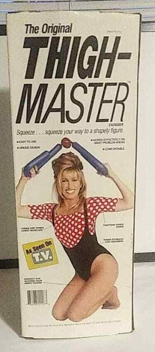 Vtg 1991 Suzanne Somers The Thighmaster W/ Booklet