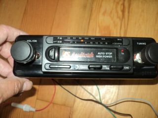 Vintage Audiotek Gtx - 150 Car Stereo Cassette Deck Am/fm Radio Knob Style