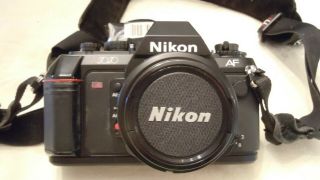 Nikon N2020 35mm Film Camera W/35 - 70mm & 70 - 210mm Lenses,  Nikon Sb - 20 Flash
