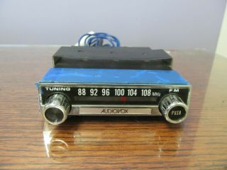Vintage Audiovox Fmc - 1c Fm Tuner Converter W/bracket & Plastic