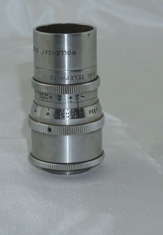 Wollensak Raptar 2 Inch 50mm F3.  5 Cine Telephoto C Mount Lens